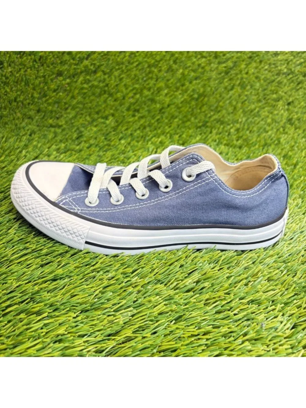 Converse Chuck Taylor All Star Low Womens Size 5 Blue Athletic Shoes Sneakers